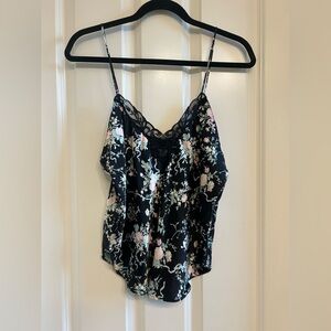 Victoria’s Secret Gold Label 100% Silk Floral Tank